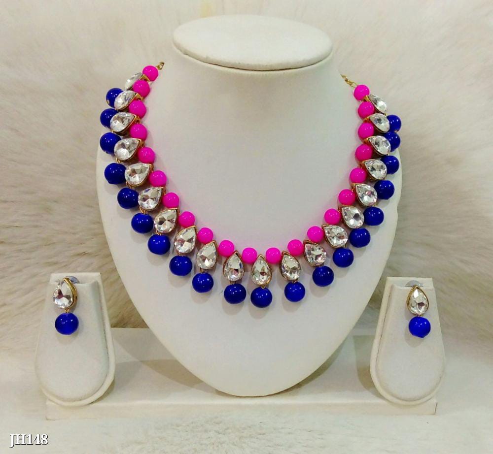 Kundan Necklace and pearl necklace Set | Traditional Indian Jewelry