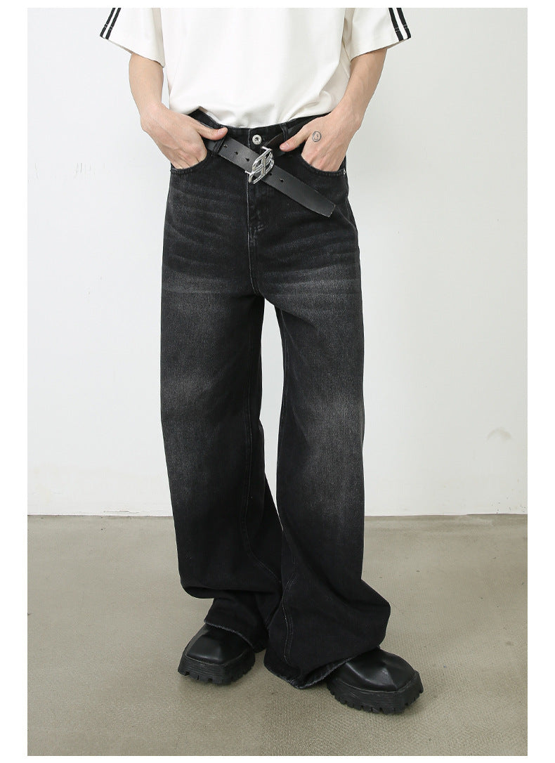 Fashion Casual Loose Straight Jeans