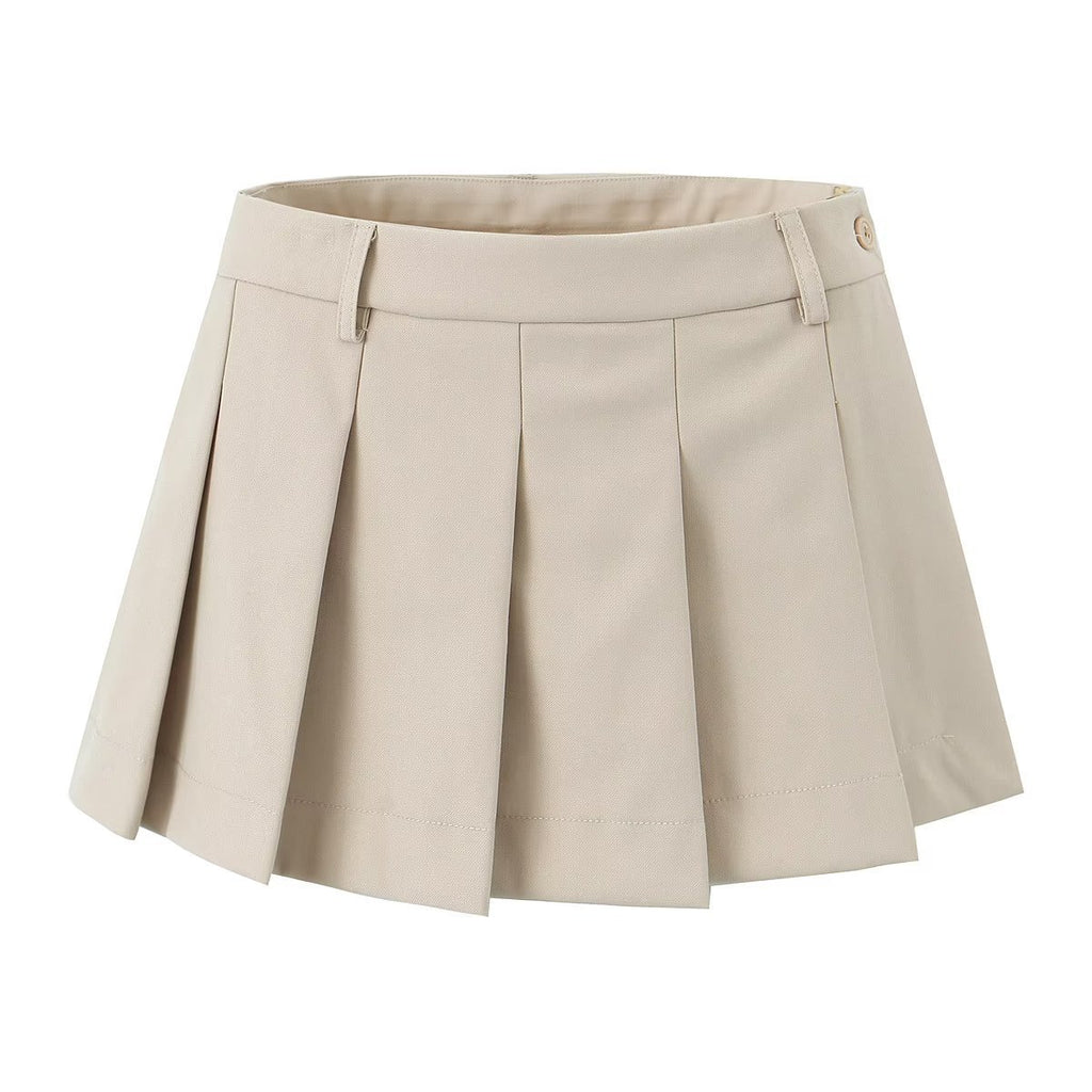 Sense Pleated Pant skirt High Waist Suit Skirt