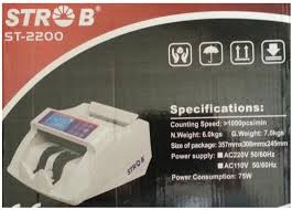 STROB ST-2200 Note Counting Machine  (Counting Speed - 1000 notes/min)