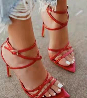 Roman Pointed Toe Open Toe Fashion Sandals For Women