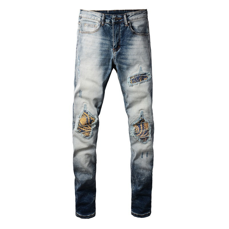 American Retro Jeans Trendy Men