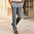 Men's Casual Suit Pants Fashion Trousers Mid Waist Straight Long Pants For Office Business Formal