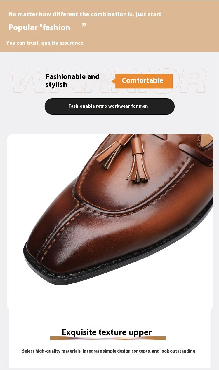 Business Casual Breathable Leather Shoes