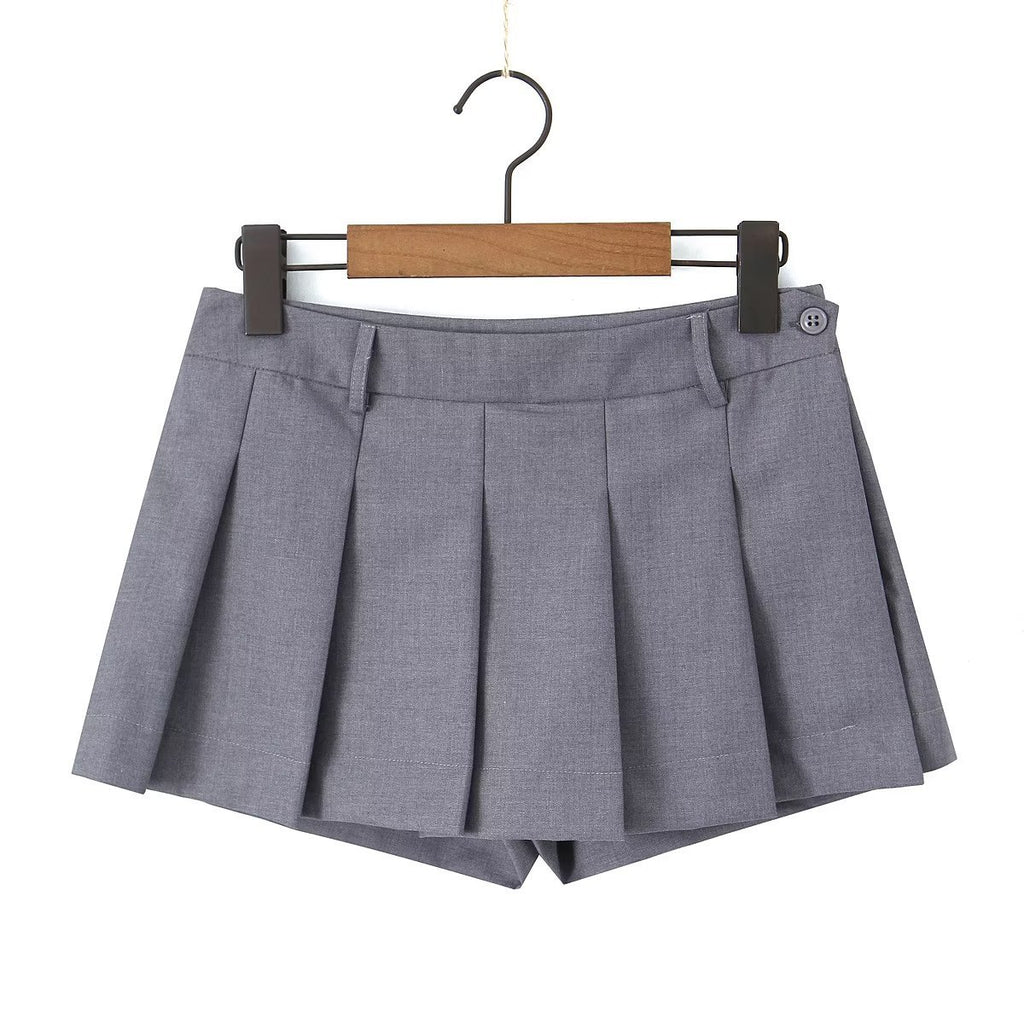 Sense Pleated Pant skirt High Waist Suit Skirt