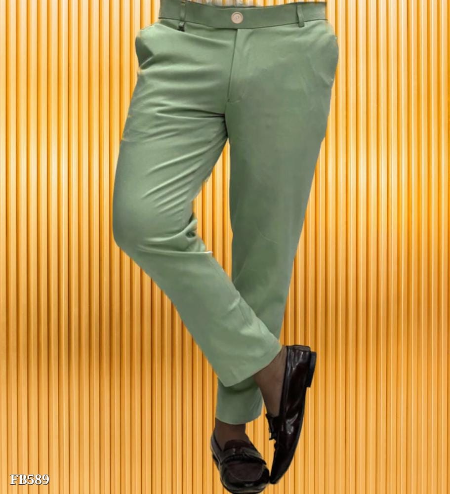 Stretchable Lycra Formal Trouser for Men | Comfortable & Stylish Office Wear