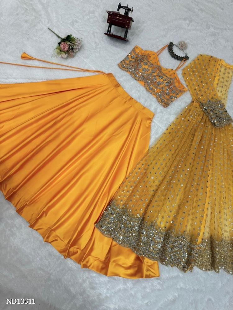 Stunning Lehenga Choli with Kpti Set - Perfect for Festive Celebrations