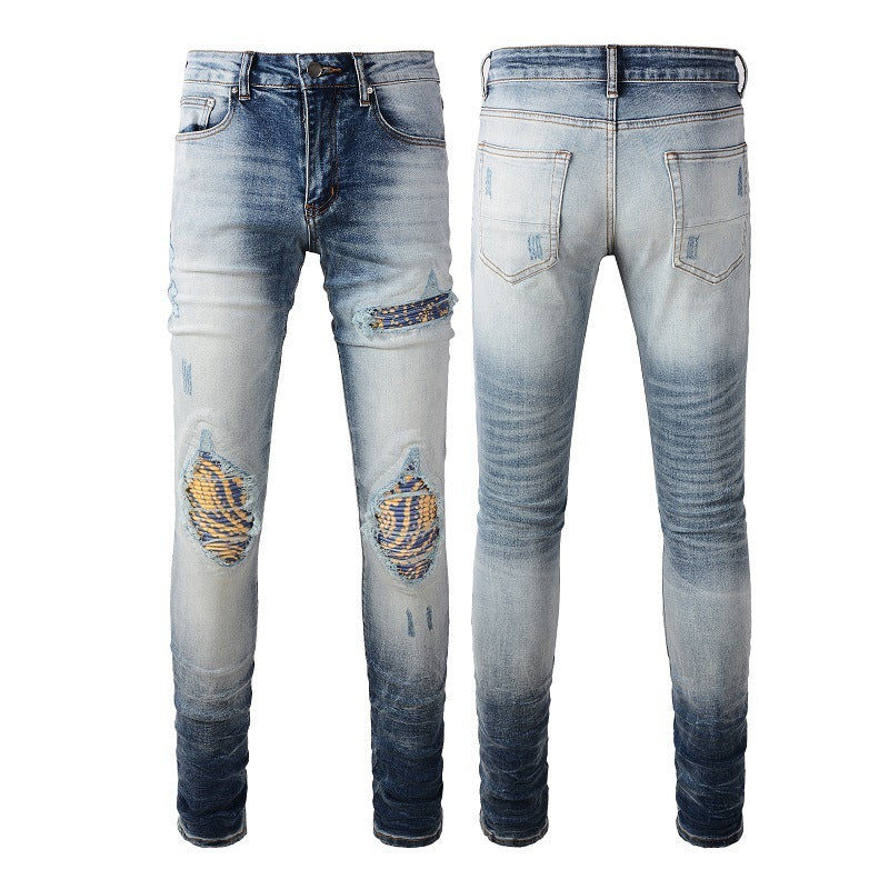 American Retro Jeans Trendy Men