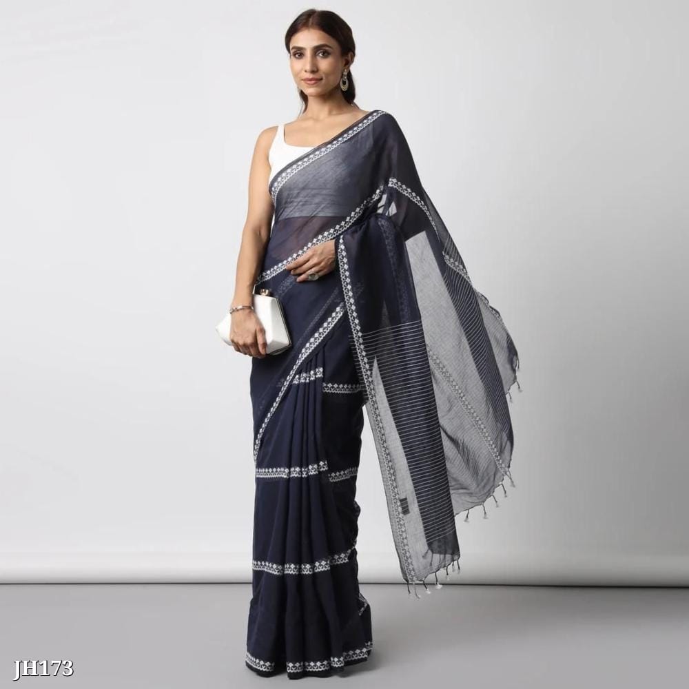 Joyguru Handloom Cotton Saree -  | Elegant & Comfortable 01