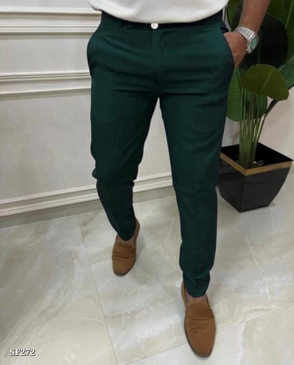 Premium Lycra Trousers for Men | Stretchable Comfort & Stylish Fit