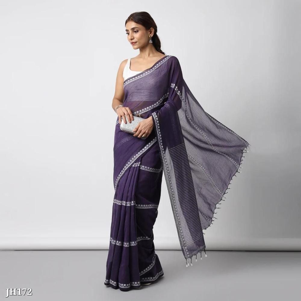 Joyguru Handloom Cotton Saree -  | Elegant & Comfortable 02