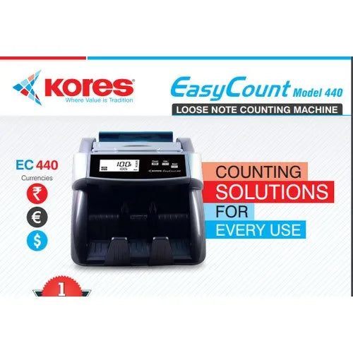 Kores Easy Count 440 Currency Counting Machine - Gray