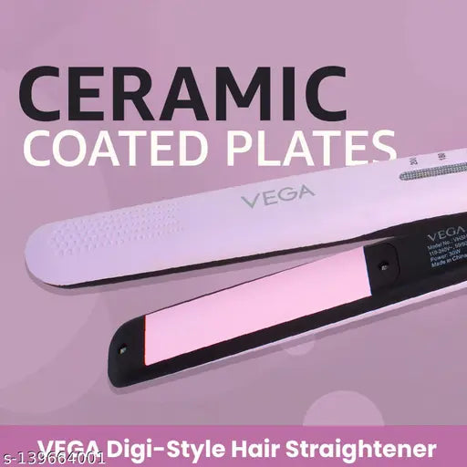 Digi Style Hair Straightener with 5 Temperature Settings & Quick Heat Up, (VHSH-31)