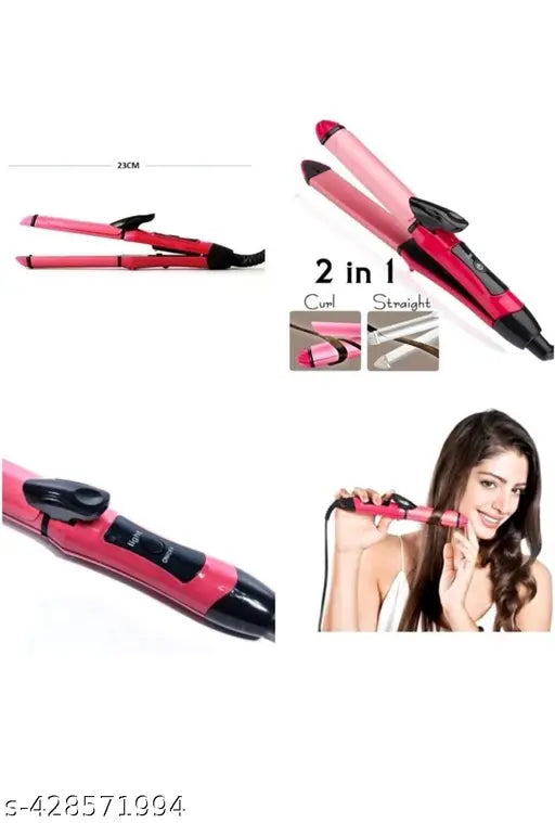 Professional Hair Straightening Iron with 3 Heat Settings, Suitable for All Hair Types