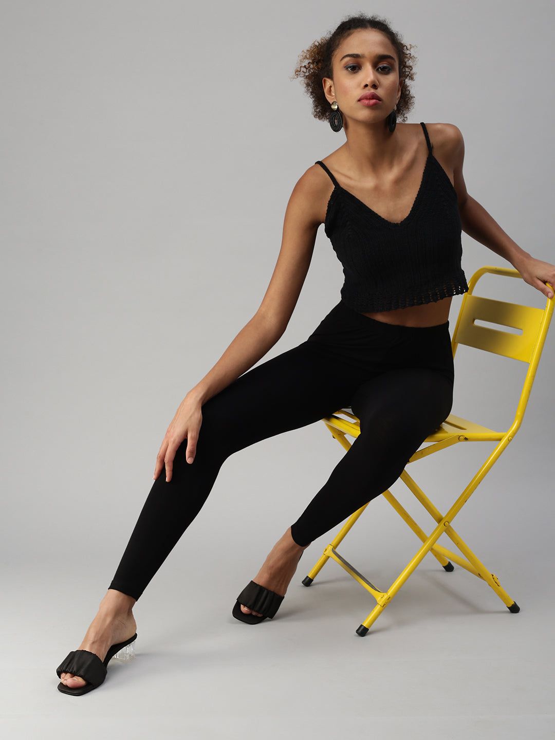 Introducing WUGO brand Stylish Ankle Leggings in India - Comfortable and Trendy Wear - swiftshopr.com