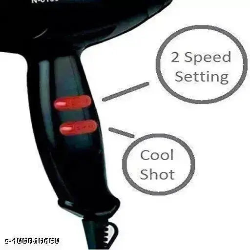 LIVEBEAT 1800 Watts Hair Dryer With Heat & Cool Setting And Detachable Nozzle Hair Dryer,Baal Sukhna Vala Machine,With assorted Red and Black #8