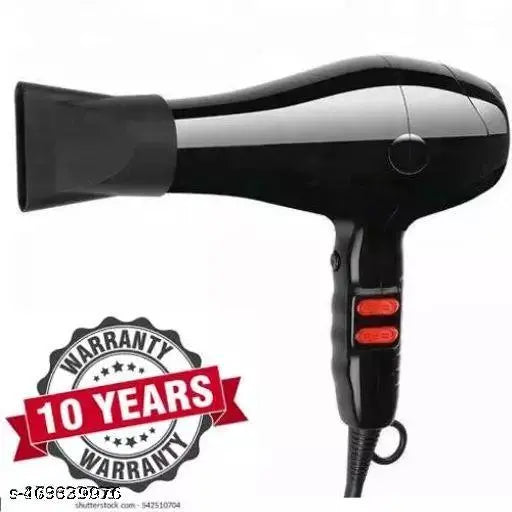 1800 Watts Hair Dryer With Heat & Cool Setting And Detachable Nozzle Hair Dryer,Baal Sukhna Vala Machine,With assorted Red and Black..