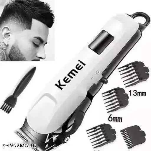 KM-809 Trimmer 120 min Runtime 4 Length Settings (White)